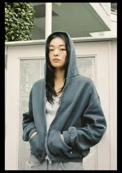 【L】FIFTH GENERAL STORE Faded Zip hoodie