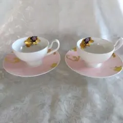 ウェッジウッドカップ＆ソーサー　2客