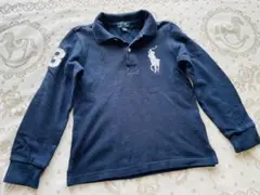 ポロラルフローレン⭐︎ビックポニー 長袖ポロシャツ ネイビー 6/120cm