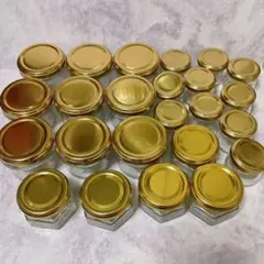 蓋付き瓶 24個 丸瓶 角瓶 C-1000ST スタックジャム ジャム35
