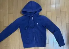 Polo Ralph Lauren ネイビー パーカー XS drip ジップ