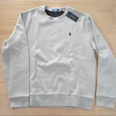 新品タグ付き　ポロラルフローレン　裏起毛スウェット　グレー　メンズL