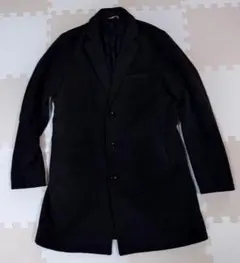 BEAMS ダークグレー メルトン チェスターコート ビームス