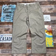 う*棒様 Dickies ダブルニー　ワークパンツ　ベージュ　899 38×30