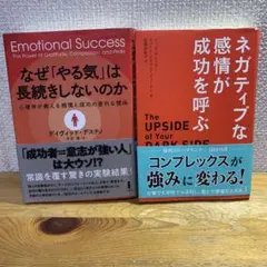 【２冊セット】なぜ「やる気」は長続きしないのか＋ネガティブな感情が成功を呼ぶ