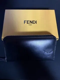 FENDI フェンディ バグズアイ モンスター 長財布
