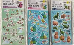 ディズニー　ピクサー　トイストーリー　シール　ステッカー　韓国　ダイソー