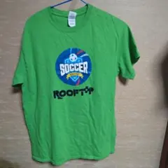 GILDAN SOCCER ROOFTOP Tシャツ M グリーン