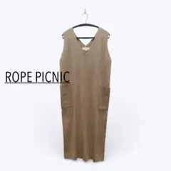 ROPE PICNIC ロペピクニック ノースリーブ ニットワンピース 春秋