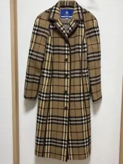 未使用級】BURBERRYS コート リバーシブル ロング ノバチェック 茶色