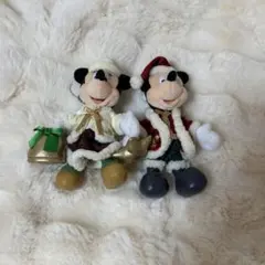 ディズニークリスマス　ぬいぐるみバッチ　2022