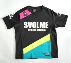 【人気モデル】Svolmeスボルメ 140 サッカー プラシャツ 半袖 黒 映え