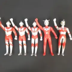 ウルトラマン ソフビ フィギュア ５体セットのサムネイル