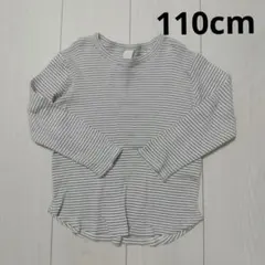 Cottoli★110cm ボーダー 長袖トップス コトリ バースデー
