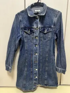 H&M デニムジャケット デニムブルー　デニムワンピース