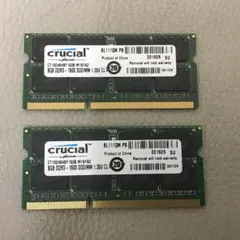 Crucial DDR3L 8GB×2枚セット（計16GB） ノートPC用メモリのサムネイル