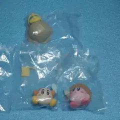 わくわくふぃぎゅあこれくしょん　カービィ（麦わら帽子）　ワドルディ　デデデ大王