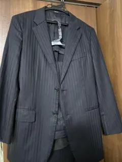 COMME CA ISM ストライプ ビジネススーツ