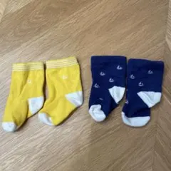 プチバトー　ベビー　ソックス　靴下　2足セット　19/22