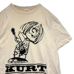 NIRVANAニルヴァーナカートコバーンＴシャツスヌーピーピーナッツ ベージュのサムネイル
