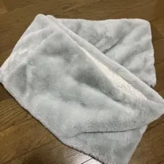 グレー ファー マフラー