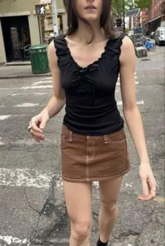 Brandy Melville MALENA TOP (Black)