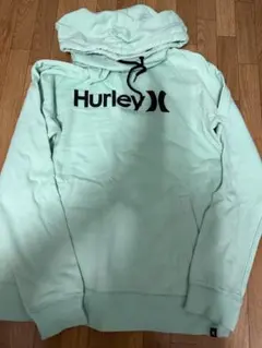 Hurley ミントグリーン フード付きパーカー M
