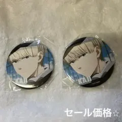 ウィンドブレーカー【梶蓮】75㎜缶バッジ2個セット