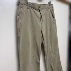 Carhartt ベージュパンツ ポケット付き