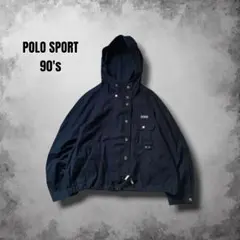 90s PoloSportツイルフーデッドジャケット ラルフローレンヴィンテージ