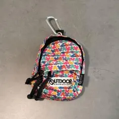 OUTDOOR PRODUCTS ミッキー ミニポーチ カラビナ付