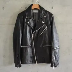 Rawtus ロータス ホースレザー馬革 ダブルライダースジャケット 黒 40 Rawtus ロータス ホースレザー馬革 ダブルライダースジャケット 黒 40