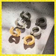 メタル フェイクピアス イヤーカフ セット ステンレスレス ユニセックス メンズ