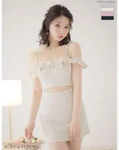 ROBE de FLEURS ベージュ ナイトドレス