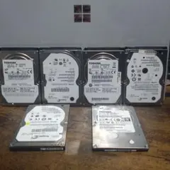 （B-3）HDD2.5 セット 6枚 500/250/160/120GB