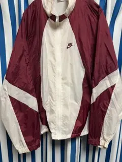 【希少】90s NIKE ナイロンジャケット L 銀タグ 白タグ 刺繍ロゴ 常田