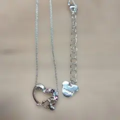 Disney ハート型ネックレス Swarovski