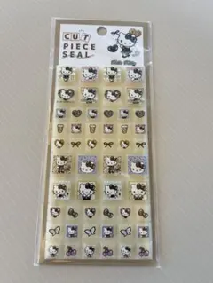 【正規品】ハローキティ カットピースシール ヒョウ柄 クラックス タイルシール