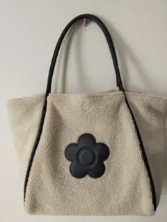 【美品】マリークワント トートバック リバーシブル ベージュ