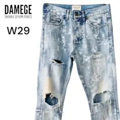 ダメージデニム クラッシュ パンツ tシャツ デニム ポロシャツ パーカー xl