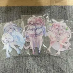 うさ城まに アクリルスタンド 3種セット