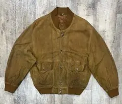 80s - vintage レザージャケット　キャメル　ブラウン　バルスター 型 c204f858ff60c3286ed8f482b552b5