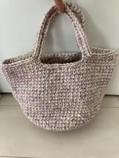 ハンドメイド　麻紐トートバッグ