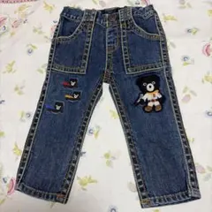 ミキハウス ★ダブルB デニムパンツ サイズ80