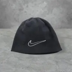 【00s】NIKE ビーニー　刺繍ロゴ　マルチボーダー　vintage Y2K