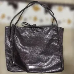 MARHENJ マルヘンジェイ グリッター トートバッグ シルバー