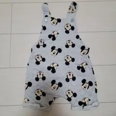 80サイズ エイチアンドエム ディズニー ミッキー サロペット オーバーオール