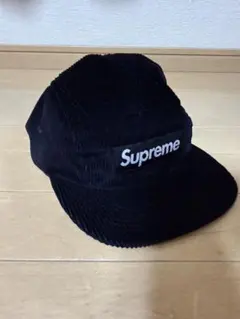 ほぼ新品 Supreme Corduroy Camp Cap ブラック 25ss - メルカリ
