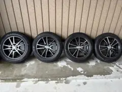 バルミナ アルミホイル スタッドレスタイヤ付き中古4本セット。205