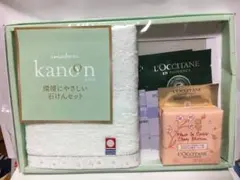 【新品・未使用】ロクシタン 化粧石鹸 50g 美容オイル&今治タオルハンカチ